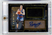 Kristaps Porzingis 2015-16 Panini Black Gold RPA #'d 117/199