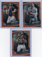 2025 Panini Prizm Black Football Prizm #'d /225 Veteran 3-card Lot