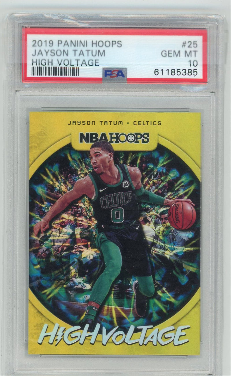 Jayson Tatum 2019 Hoops High Voltage PSA 10