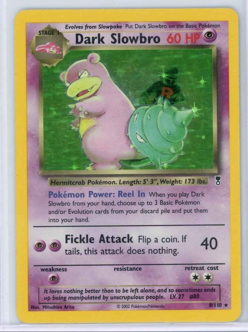 Dark Slowbro Pokémon Legendary Collection Holo #8/110