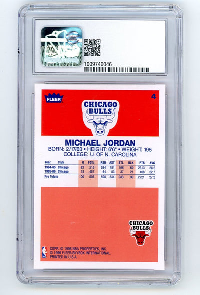 Michael Jordan 1996-97 Decade of Excellence CSG 8.5