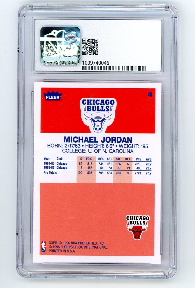 Michael Jordan 1996-97 Decade of Excellence CSG 8.5