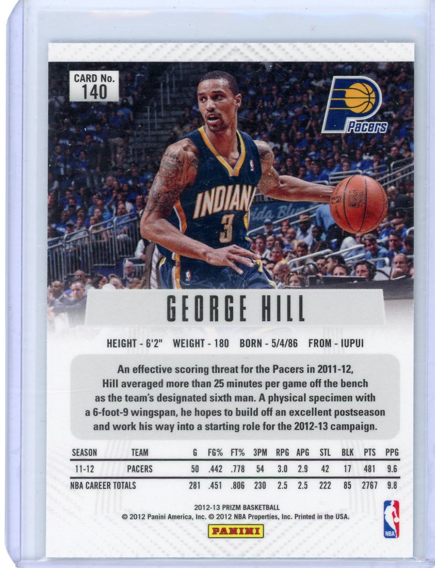 George Hill 2012-13 Panini Prizm Silver