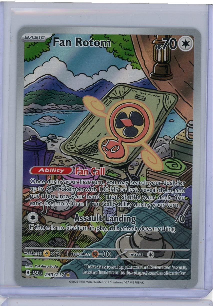 Fan Rotom Pokémon Ascended Heroes Illustration Rare #250/217