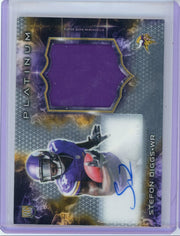 Stefon Diggs 2015 Topps Platinum Rookie Patch Autograph