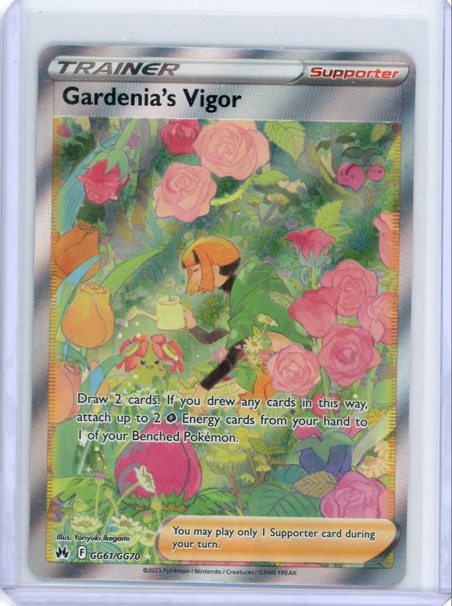 Gardenia's Vigor Pokémon Crown Zenith Galarian Gallery #GG61/GG70
