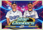 2025 Topps Chrome Star Clusters #DSC-4 Shohei Ohtani and Mookie Betts