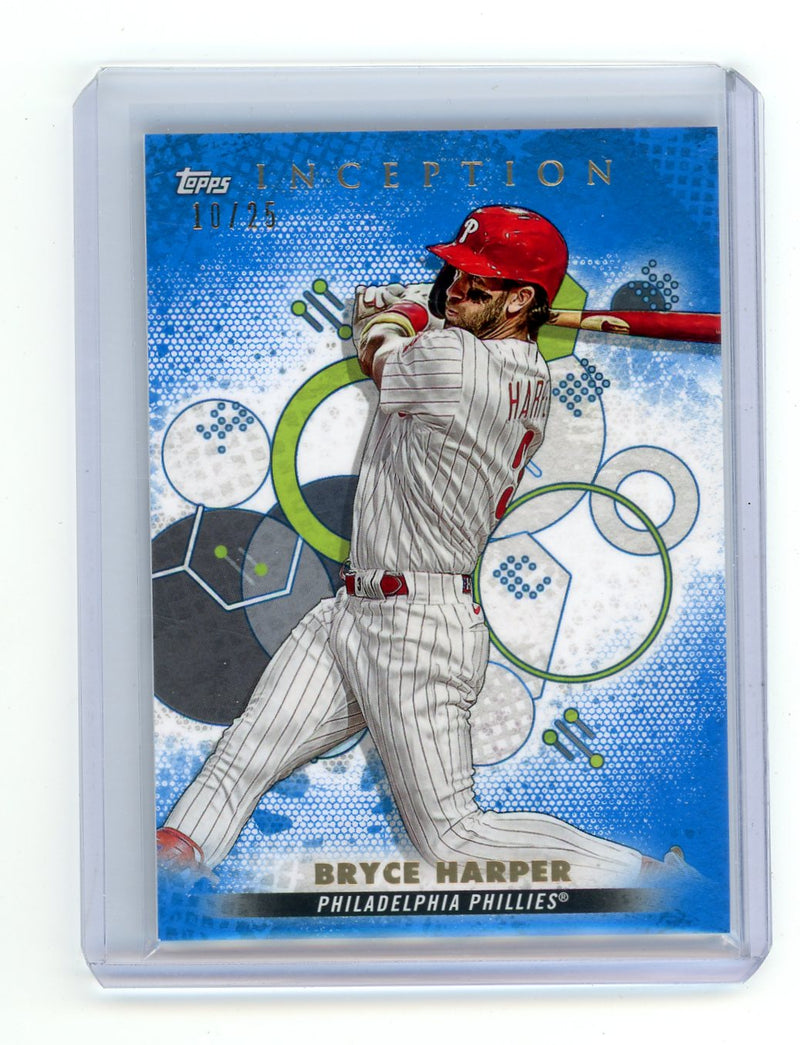 Bryce Harper 2022 Topps Inception blue 