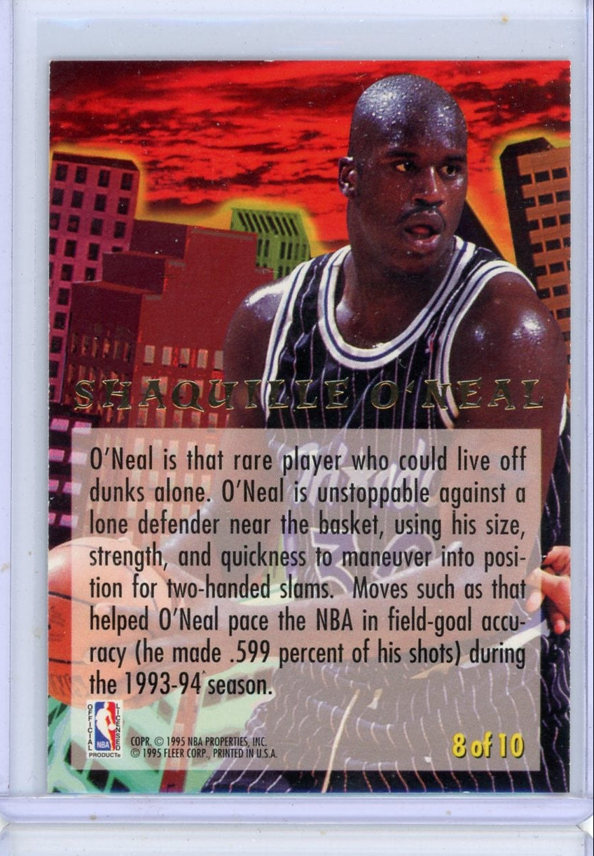 Shaquille O'neal 1994-95 Fleer Ultra Jam City