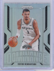 Victor Wembanyama 2024-25 Panini Prizm Dominance silver prizm