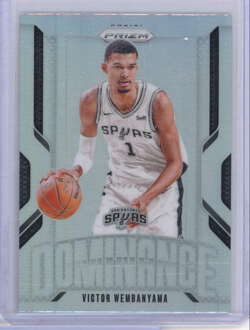Victor Wembanyama 2024-25 Panini Prizm Dominance silver prizm