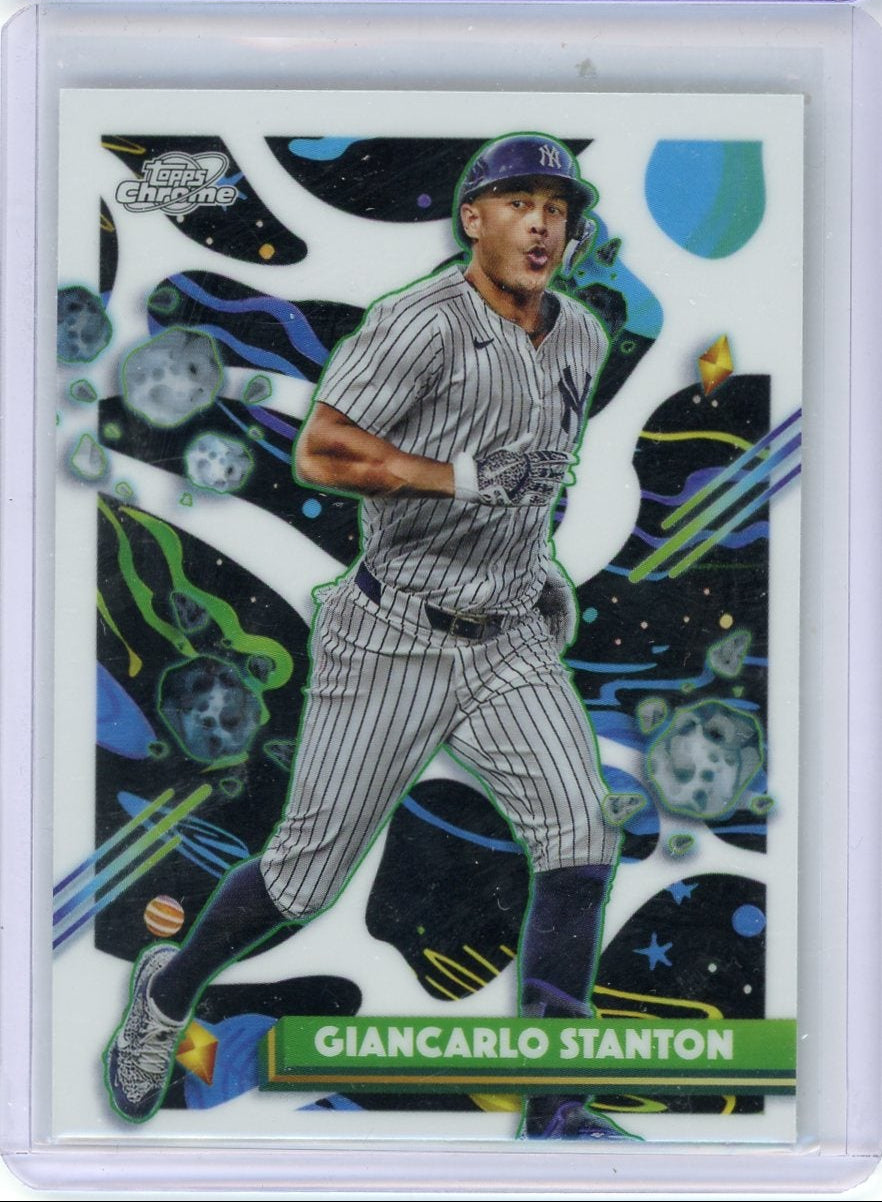 Giancarlo Stanton 2025 Topps Cosmic Chrome White Hole