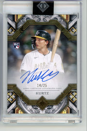 Nick Kurtz 2025 Topps Transcendent autograph rookie card #'d 14/25
