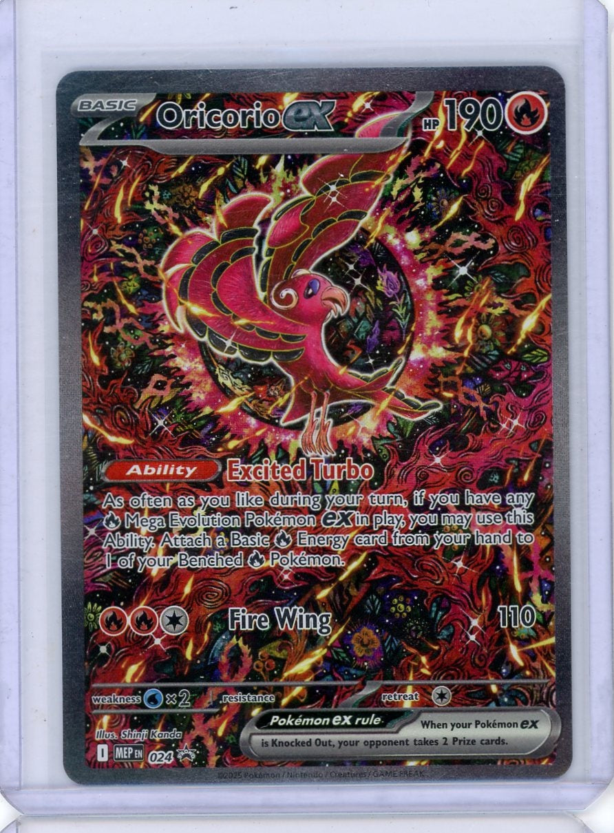 Oricorio ex 2026 Pokémon Mega Evolutions Black Star Promo #024