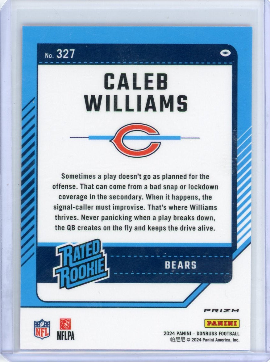 Caleb Williams 2024 Panini Donruss Optic Pink Rookie