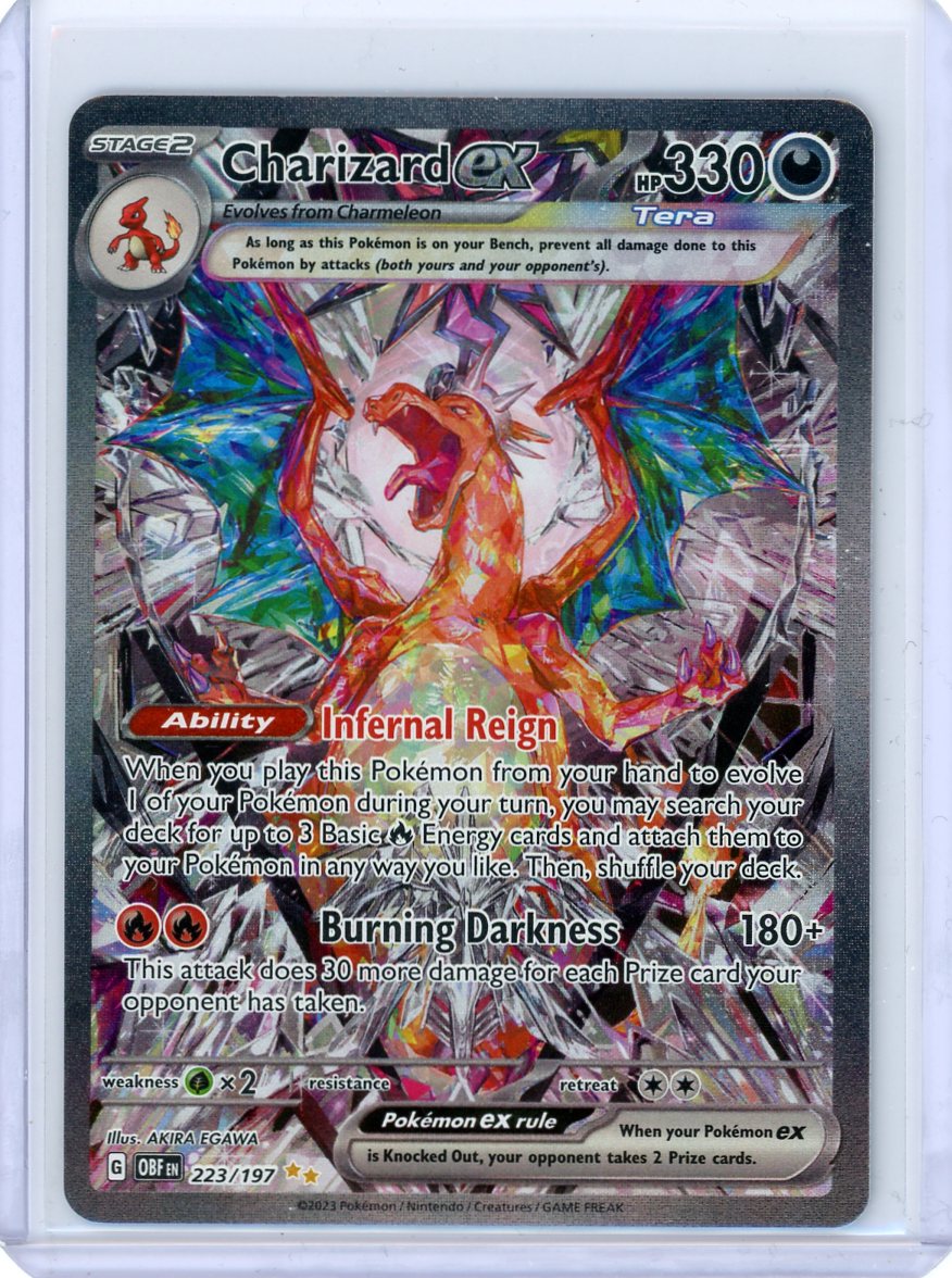 Charizard ex Pokemon Obsidian Flames Special Illustration Rare #223/197