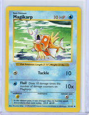 Magikarp Pokémon Base Set Shadowless Unlimited Non-Holo #35/102