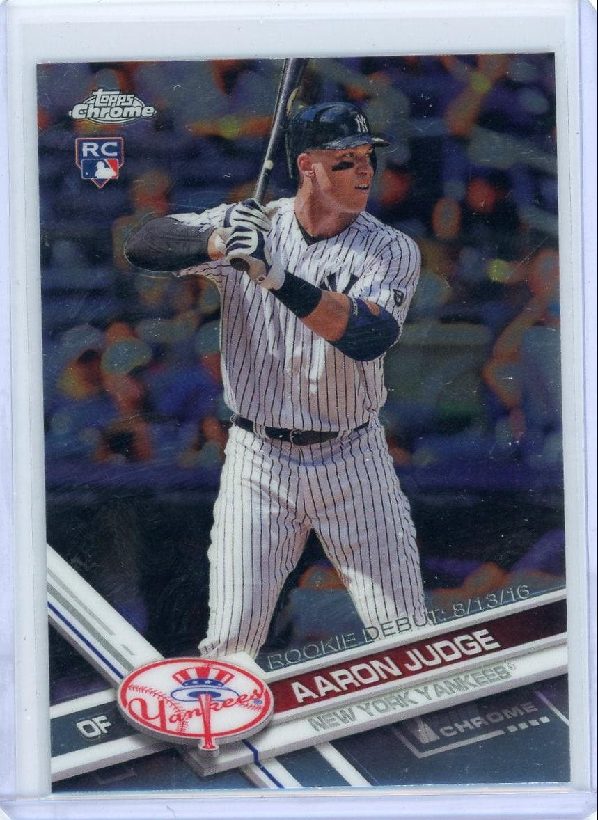 Aaron Judge 2017 Topps Chrome Update Rookie #HMT50
