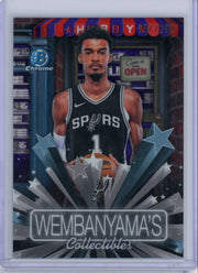 Victor Wembanyama 2025 Bowmam Chrome Hobby Stars #'d 137/250