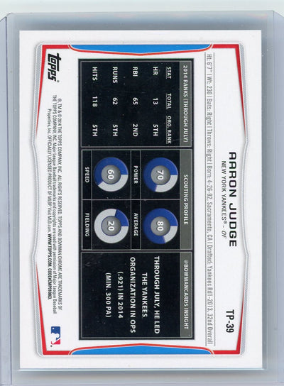 Aaron Judge 2014 Bowman Draft Top Prospects