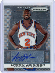 Larry Johnson 2013-14 Panini Prizm autograph