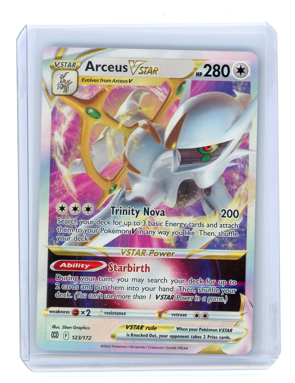 Arceus VSTAR 2022 Pokémon Brilliant Stars #123/172
