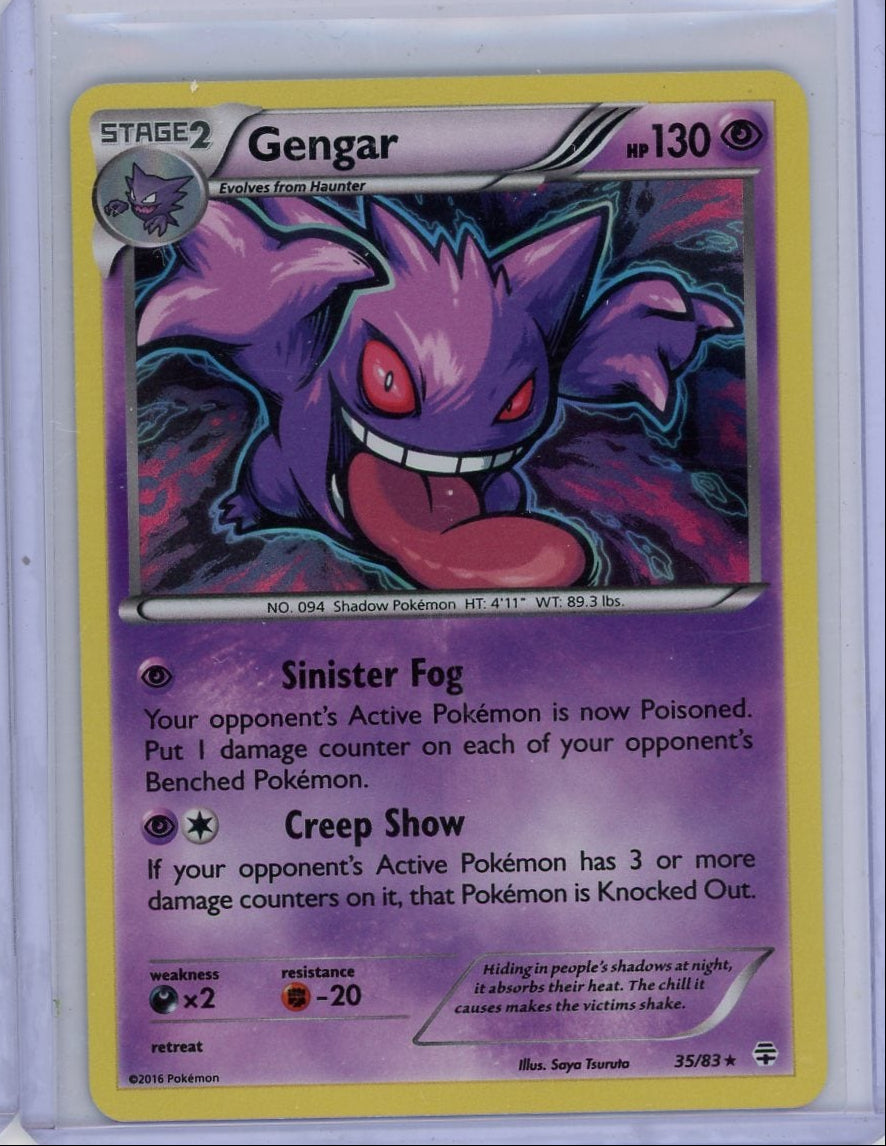 Gengar 2016 Pokemon Generations holo #35/83