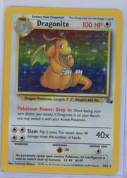 Dragonite Pokémon Fossil Unlimited Holo #4/62 HP