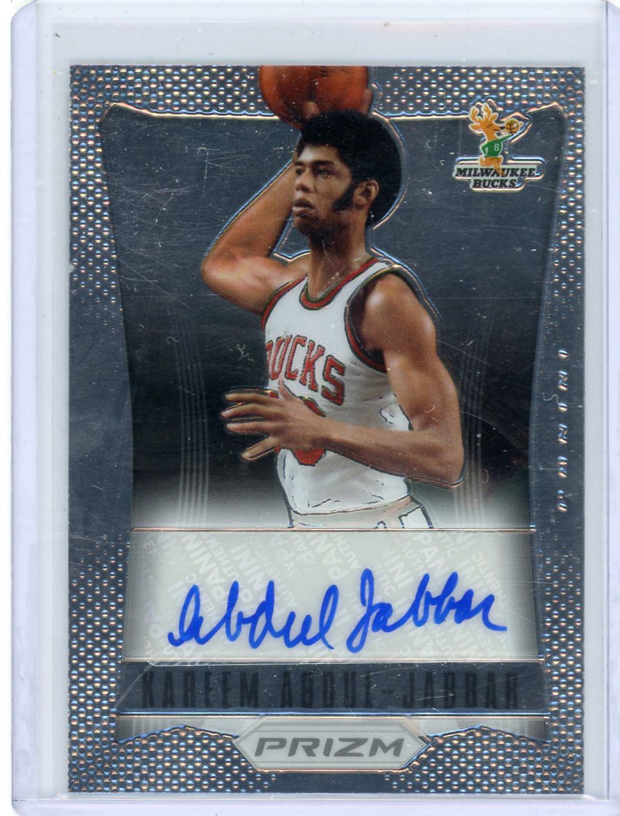 Kareem Abdul-Jabbar 2012-13 Panini Prizm autograph