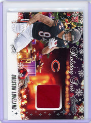 Colston Loveland 2025 Absolute Holiday Suit relic rookie card
