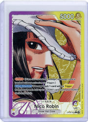 Nico Robin OP09-062 Alt Art Leader rare holo