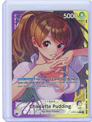 Charlotte Pudding OP08-058 Alt Art Leader rare holo