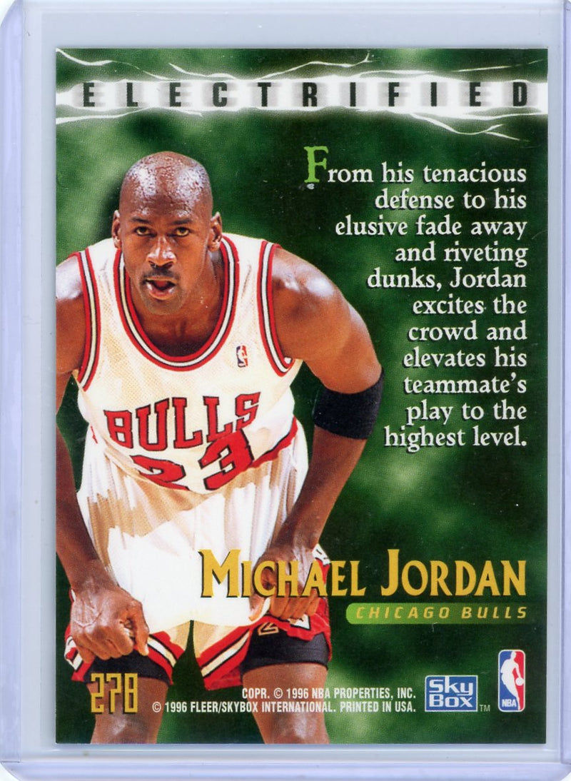 Michael Jordan 1995 Skybox Premium Electrified 