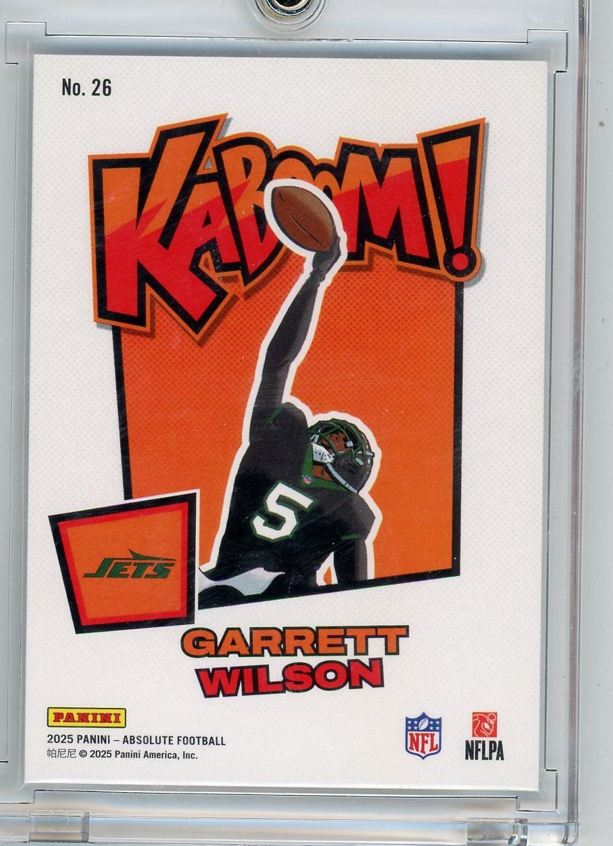 Garrett Wilson 2025 Panini Absolute Kaboom SSP