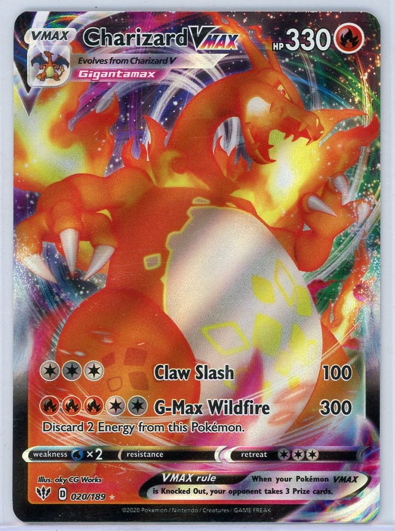 Charizard 2020 Vmax Darkness Ablaze #020/189
