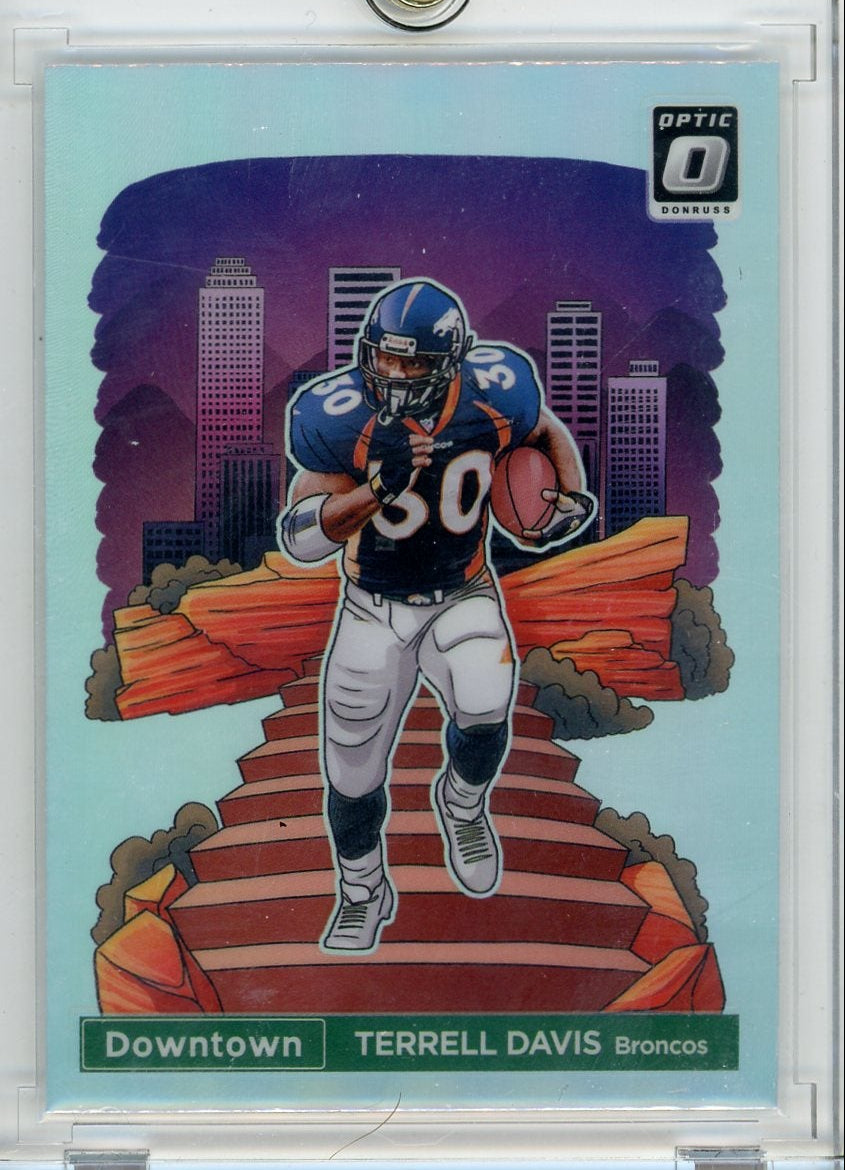 Terrell Davis 2024 Panini Donruss Optic Downtown SSP