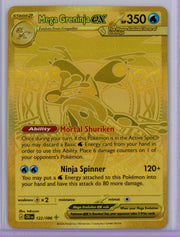 Mega Greninja ex Pokémon Chaos Rising Gold Mega Hyper Rare #122/086