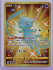 Mew Pokémon Celebrations Gold Secret Rare #025/025