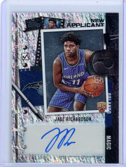 Jace Richardson 2025-26 Topps New Applicants Autographs Holo Foil RC