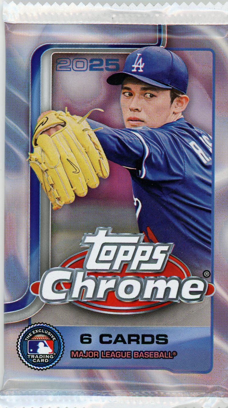 2025 Topps Chrome Baseball Mega Box pack