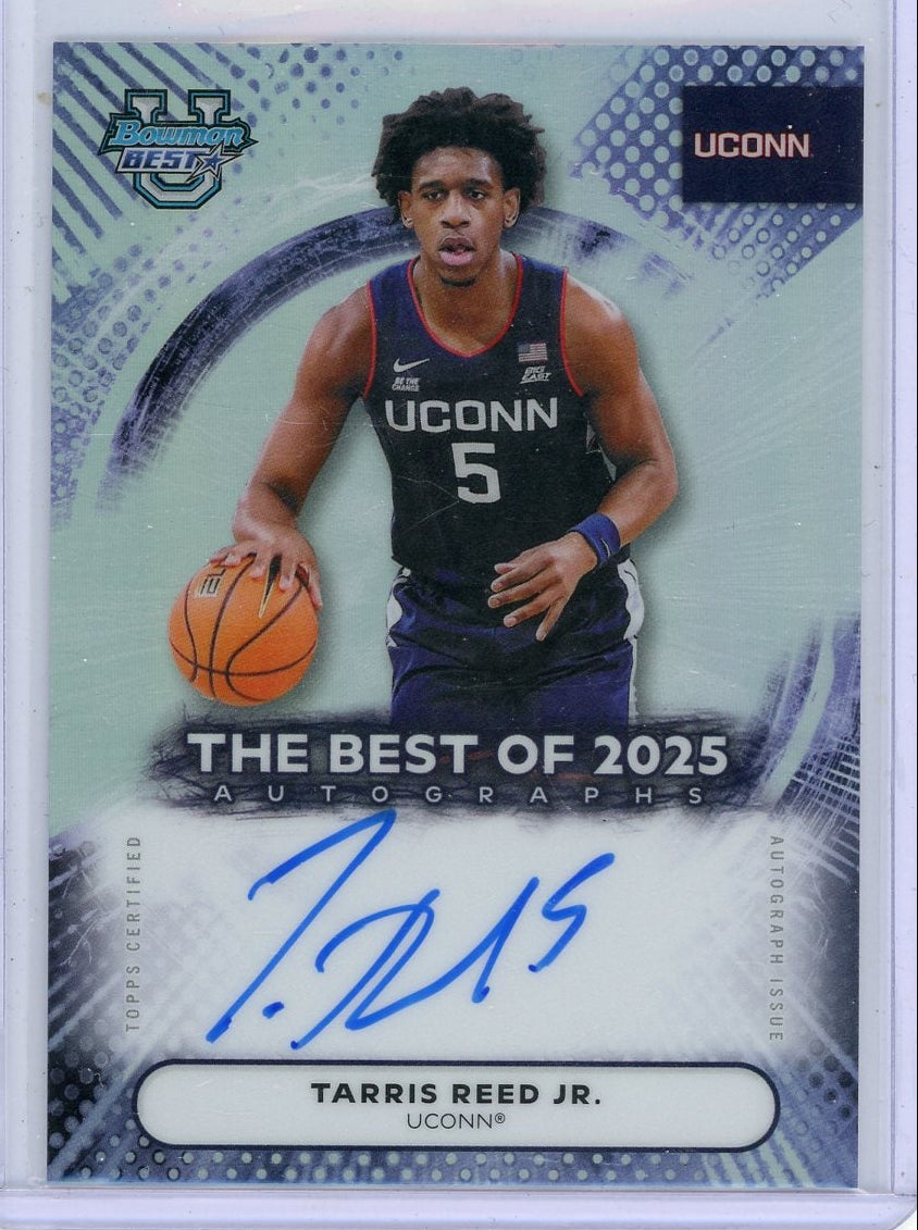 Tarris Reed Jr. 2025-26 Bowman University Best The Best of 2025 ref. autograph