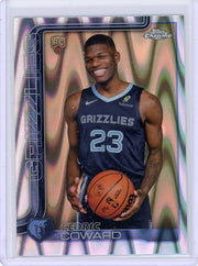 Cedric Coward 2025-26 Topps Chrome Raywave Refractor RC