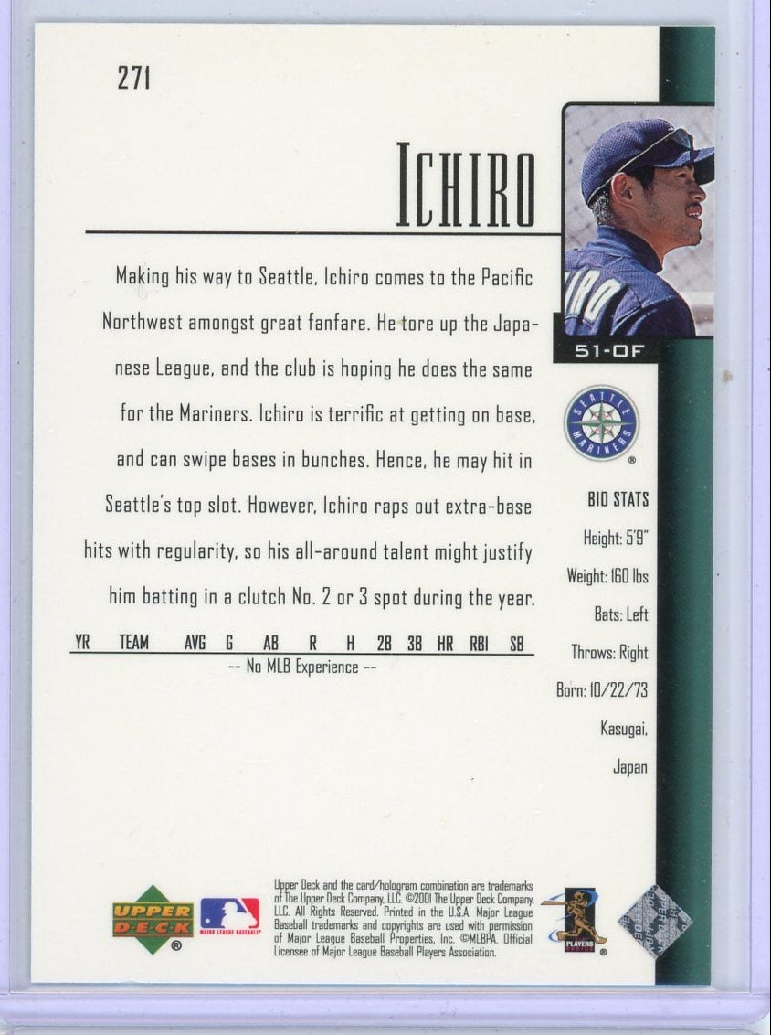 Ichiro 2001 Upper Deck Star Rookie #271