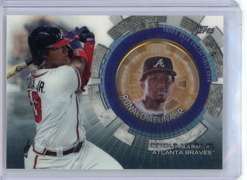 Ronald Acuna Jr. 2020 Topps Update Topps Commemorative Coin