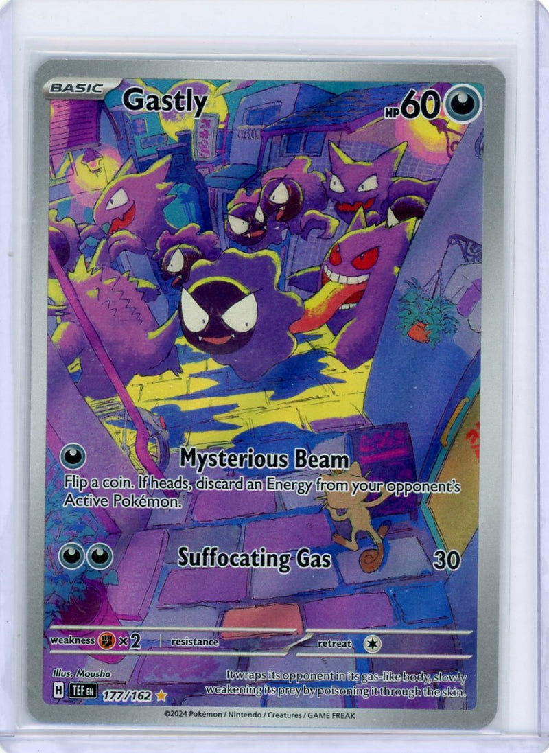 Gastly Pokemon Temporal Forces illustration rare 