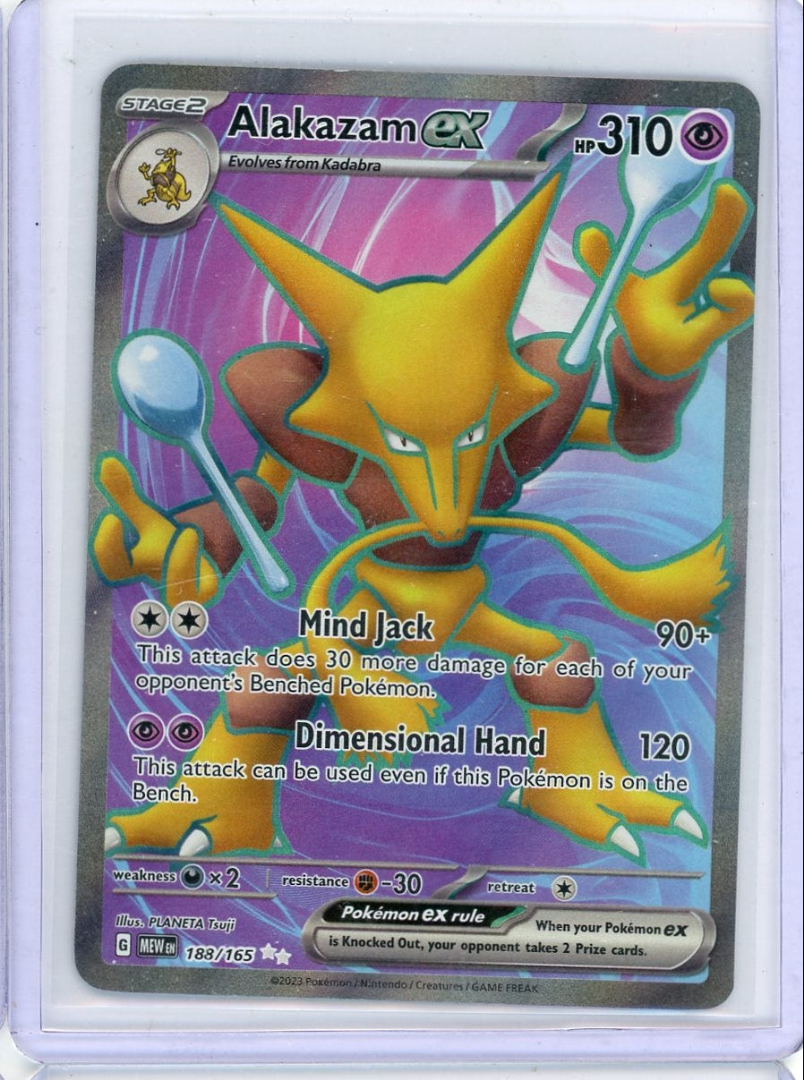 Alakazam ex Pokémon 151 Full-Art #188/165