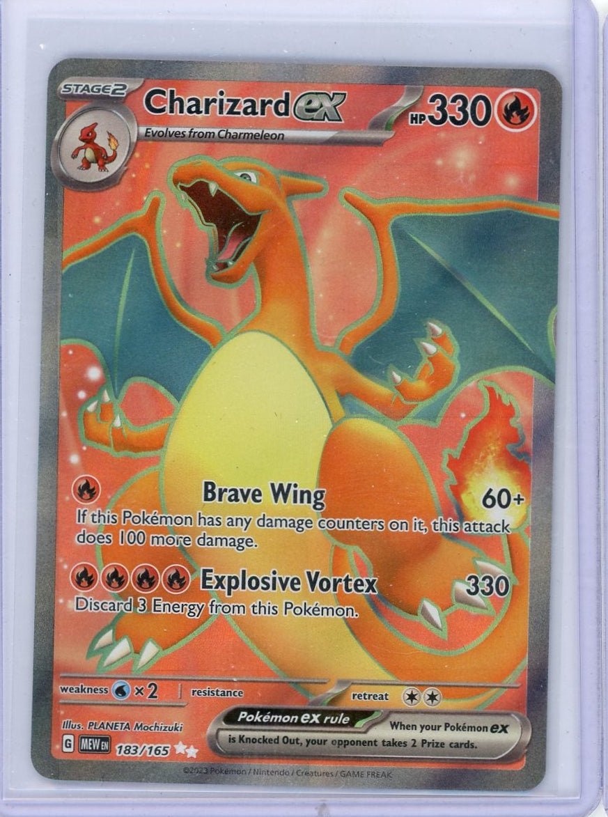 Charizard ex Pokémon 151 Full-Art #183/165
