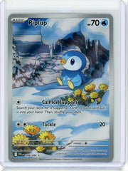 Piplup Pokemon Phantasmal Flames Illustration Rare #098/094