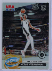 Victor Wembanyama 2023-24 Panini NBA Hoops Premium Attack the Rack silver RC