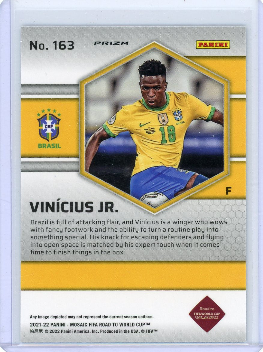 Vini Jr. 2021-22 Panini Mosaic Road to the World Cup Mosaic prizm